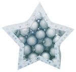 Decorations Xmas N12 6038 ABS-S, 38 pcs, M02 silver
