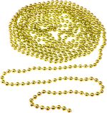 Decoration MagicHome Christmas, garland - balls, gold/green. 9 m