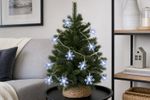 String lights MagicHome SnowFlake, 10 cool white LED, steady light, 2xAA, IP20, indoor, lighting, L-