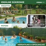 Tkanina tieniaca PRIVAT.NET 2x10 m, sieť, HDPE, UV, 230 g/m2, 95% zelená