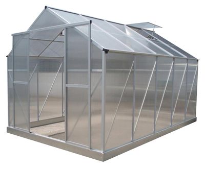 Greenhouse 360x243x250cm, Polycarbon + ALU, UV