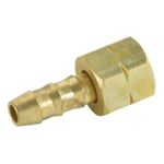 Connector Meva NP01015, D8 mm, for gas, LPG, one-way, G1/4" L thread