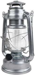 Lantern MagicHome LM3528, 15 LED, 15x11.5x23.5 cm, 4xAA, metal, silver