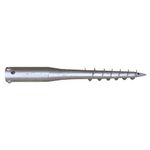 Ground screw GSA02, Zinc, A 550x60x1.7 mm, 3xM8