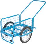Trolley Victor BLUE, transport, inflatable wheel, max. 100 kg