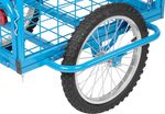 Transport cart Victor BLUE, pneumatic wheel, max. 100 kg