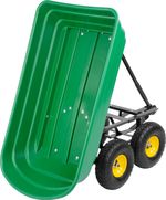 Kocsi Greenlawn Transporter, kerti, teherbírás 250 kg, 75 liter, 930x505x510/895 mm, billenő