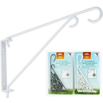 Hanger with chain 24x22x12.5cm Strend Pro, white
