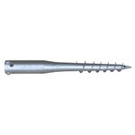 Ground screw GSA02, Zinc, A 650x68x1.5 mm, 3xM8