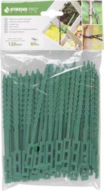 Garden tie HG6171-A, 120 mm, packaging 80 pcs, green