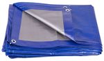 Tarpaulin Profi 2x3 m, 140 g/m2, covering, blue, with grommets