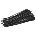 Kábelkötegelő Strend Pro CT66BL, 500x4,8 mm, 50 db, fekete, nylon, rögzítő