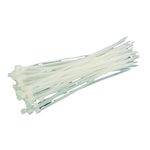 Kábelkötegelő Strend Pro CT66BW, 500x4,8 mm, 50 db, fehér, nylon, rögzítő