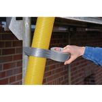 Szalag tesa® BASIC Duct Tape, ragasztó, ezüst, textil, 50 mm, Hossz: 50 m