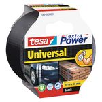 Tape tesa® Extra Power Universal, adhesive, textile, silver, 50 mm, L-10 m