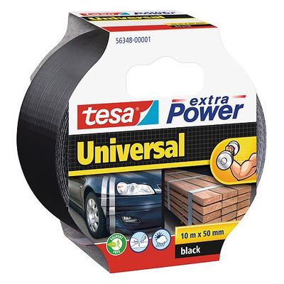 Szalag tesa® Extra Power Universal, ragasztó, textil, ezüst, 50 mm, Hossz: 10 m