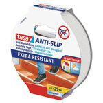 Szalag tesa® Anti-slip, csúszásgátló lépcsőkhöz, átlátszó, ragasztó, 25 mm, Hossz: 5 m