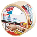 Tape tesa® Extra STRONG Permanent, double-sided adhesive, foil, white, 50 mm, L-5 m