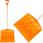 Snow Pusher BISHORN, Premium, 450x415x1350 mm, with wooden handle, assorted colors, disassembled