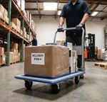 Kocsi Handtruck PH308, platformos, szállító, acél, max. 300 kg