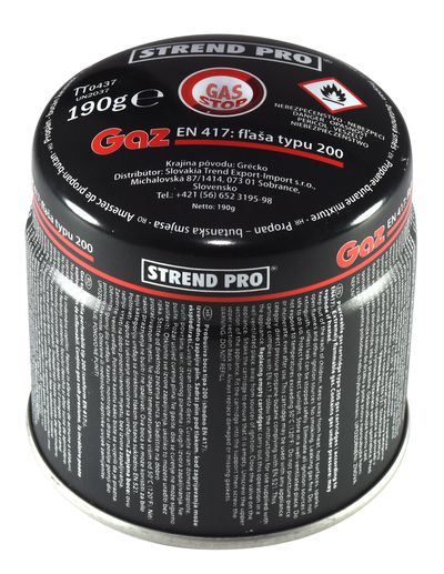 Kartuš Strend Pro 190 g, prepichovacia, STOP GAS system