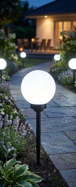 Lámpa Strend Pro Birdun, 20 cm, 4xLED, AA
