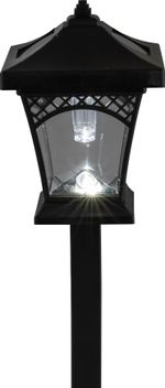 Lámpa Strend Pro Heka, 430 mm, napelemes, 1xLED, AA, kínálódoboz 12 db