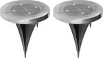 Lámpa Strend Pro Gruid, 115x140 mm, napelemes, 4x LED, AA, csomag 2 db