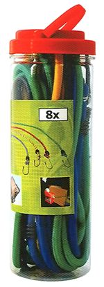Bungee Cord Strend Pro TR-739, length 40 cm, 100 cm, pack of 8 pcs