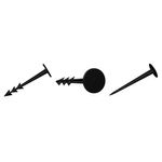 Ground Peg GardenPEG 125/38 mm, plastic tip for fastening, pack of 20 pcs