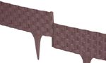 Palisade RattanPalisade, L-2.40 m, dark brown, pack. 3 pcs, 820x95/200 mm, UV