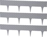 Palisád RattanPalisade, Hosszúság 2,40 m, grafit, 3 db-os csomag, 820x95/200 mm, UV-álló