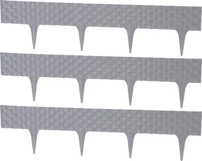 Palánk RattanPalisade 2,40 m, grafit, csomag. 3 db, 820 x 95/200 mm, UV