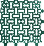 Grass Paving Grid GardenPUZZLE II, 500x500x40 mm, green, UV resistant