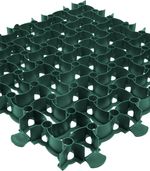 Grass Paving Grid GardenPUZZLE II, 500x500x40 mm, green, UV resistant