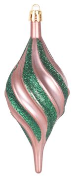 Gule MagicHome Vianoce, set, 44 ks, ružovo - zelené, na vianočný stromček, 6-14 cm