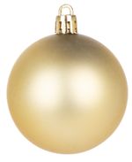 Gömbök MagicHome Karácsony, 30 db, arany, vegyes, karácsonyfára, 6 cm