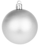 Ball MagicHome, 4 pcs, 10 cm, mix, silver, white, for Christmas tree