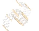 String lights MagicHome Twisted Stars 180S, 180x micro star warm white LED, steady light, 230V, 50 H