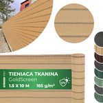 Tkanina tieniaca GoldScreen WE 1,5x10 m, UV, 185 g/m2, béžová