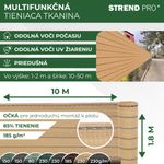 Tkanina tieniaca GoldScreen WE 1,8x10 m, UV, 185 g/m2, béžová