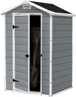 Domček Keter® MANOR sivá/biela, záhradný, 128x94x196 cm, UV