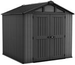 Domček Keter STRONGHOLD 8X8, šedý, záhradný, 254x220x229cm
