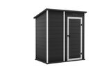 House Keter ESSENTIAL 6x4, dark grey, garden, 112x184x195 cm
