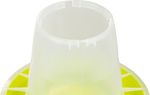 Feeder Novital 2203AF, 5.25 liter, for poultry, plastic, with legs