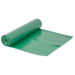 Zsákok ROLO MagicHome, 120 liter, újrahasznosító, zöld, csomag. 15 db, extra erős, 50 µm