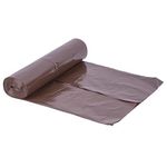Zsákok ROLO MagicHome, 120 liter, újrahasznosító, barna, csomag. 15 db, extra erős, 50 µm