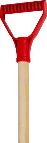 Snow Pusher BOBAS, children's, 285x210x850 mm, PVC, with wooden D-handle, assorted colors