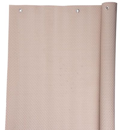 Privacy screen Polyratan 77, 0.9x3 m, UV, 800 g/m2, beige, for balcony, with eyelets