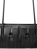 Snow Shovel ANSNOW F9, 780x420 mm, with handle, with two wheels, snow pusher, mixed colors, DISASSEM